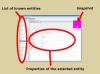 Choose the OpenBOR object to edit