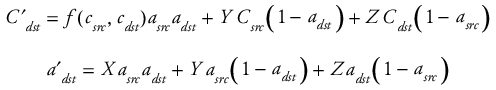 General composition formulas