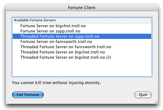 Fortune client